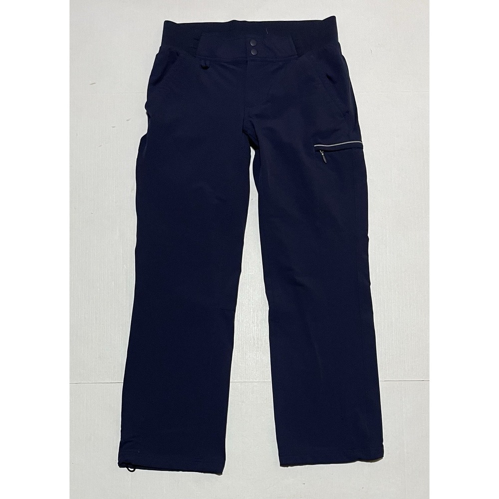 Duluth Trading Women's Flexpedition Hiking Trail Pants Navy Size 4 X 28 Stretch